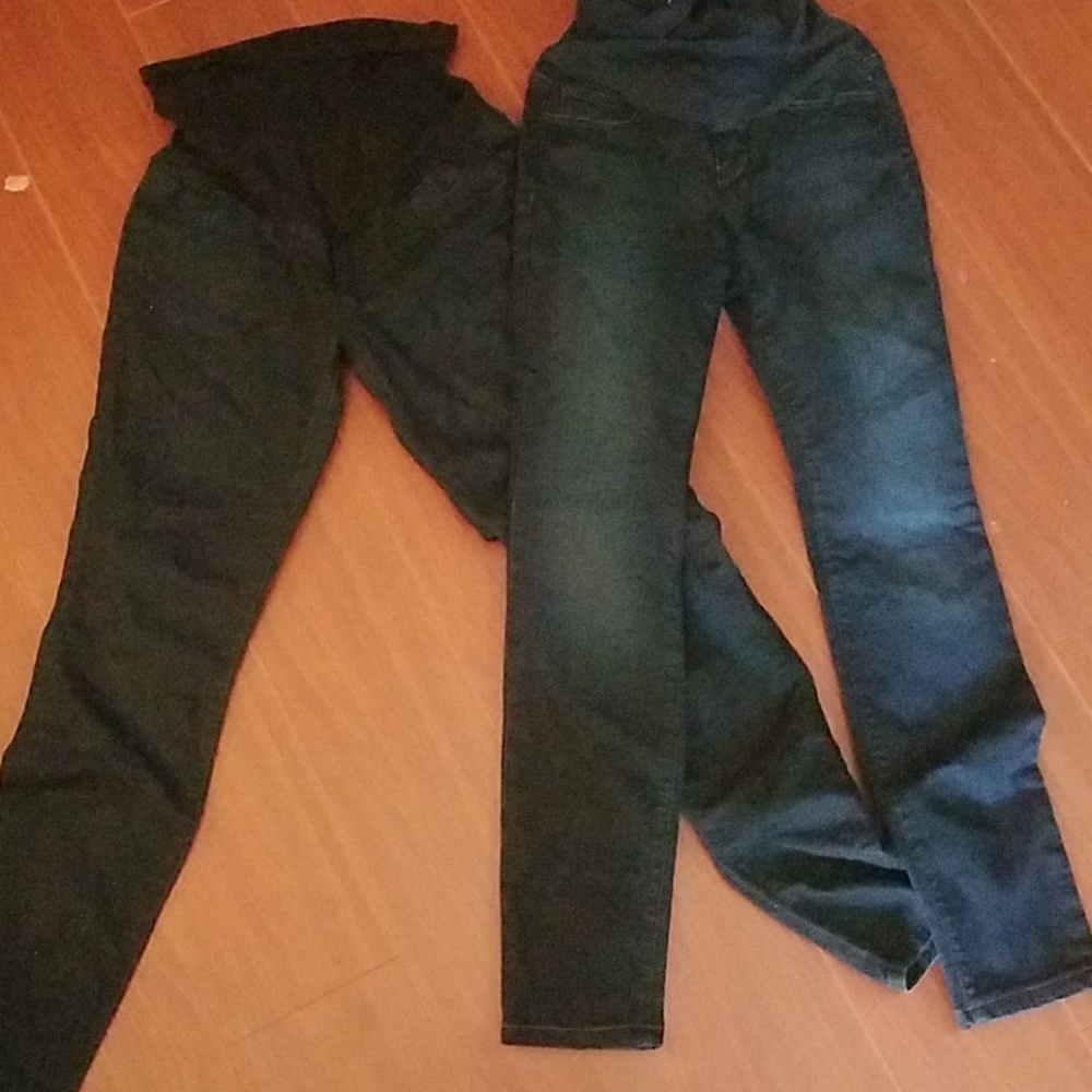 Maternity jeans 1 Joe's brand & 1 J brand